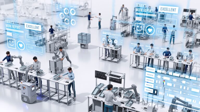 Alla Hannover Messe Omron fa provare un'esperienza di assemblaggio con modello digitale